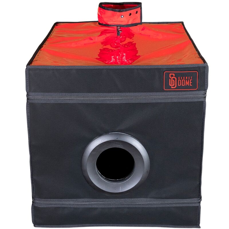 SECRET DOME - KINK CLUB LA NICHE CABIN NERO E ROSSO - SECRET DOME | Lingerie Harness Boutique
