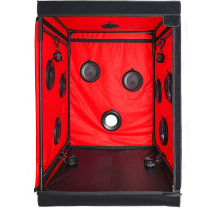 SECRET DOME - KINK CLUB CABIN SCANDALE NERO E ROSSO - SECRET DOME | Lingerie Harness Boutique