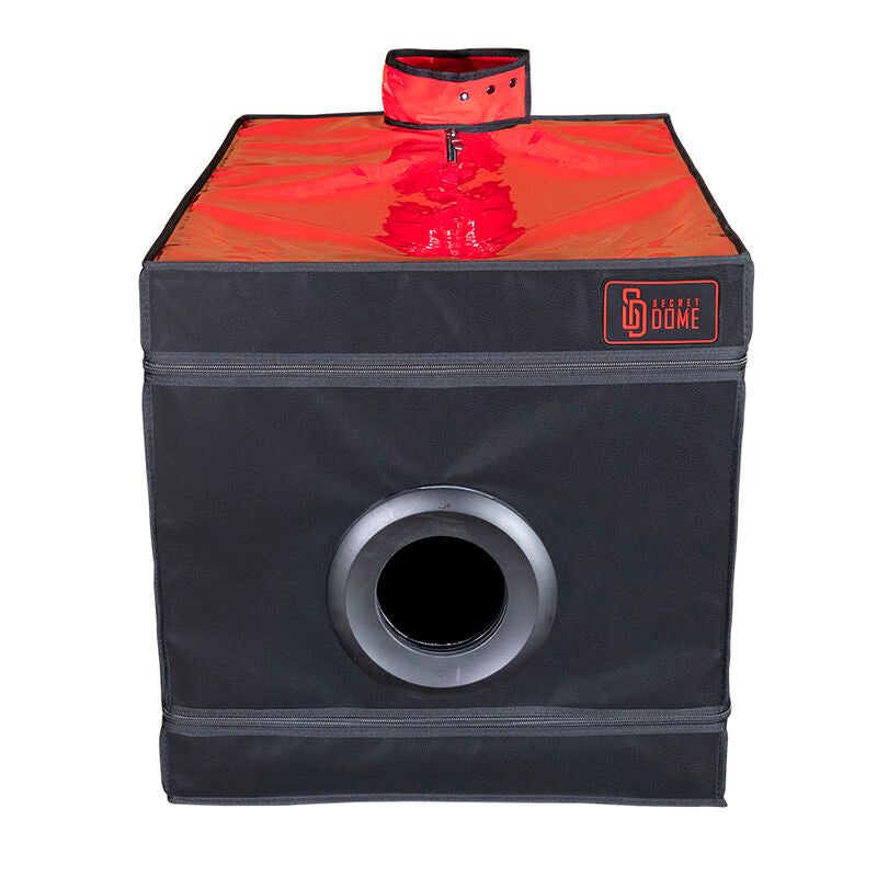 SECRET DOME - KINK CLUB LA NICHE CABIN NERO E ROSSO - SECRET DOME | Lingerie Harness Boutique