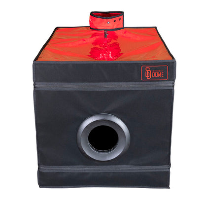 SECRET DOME - KINK CLUB LA NICHE CABIN NERO E ROSSO - SECRET DOME | Lingerie Harness Boutique