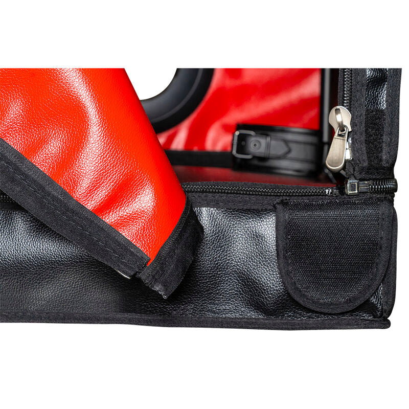 SECRET DOME - KINK CLUB LA NICHE CABIN NERO E ROSSO - SECRET DOME | Lingerie Harness Boutique