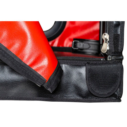 SECRET DOME - KINK CLUB LA NICHE CABIN NERO E ROSSO - SECRET DOME | Lingerie Harness Boutique