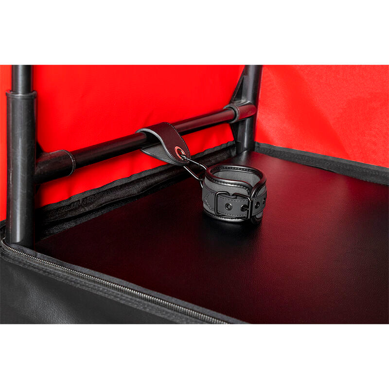 SECRET DOME - KINK CLUB CABINA BUKKAKE NERO E ROSSO - SECRET DOME | Lingerie Harness Boutique