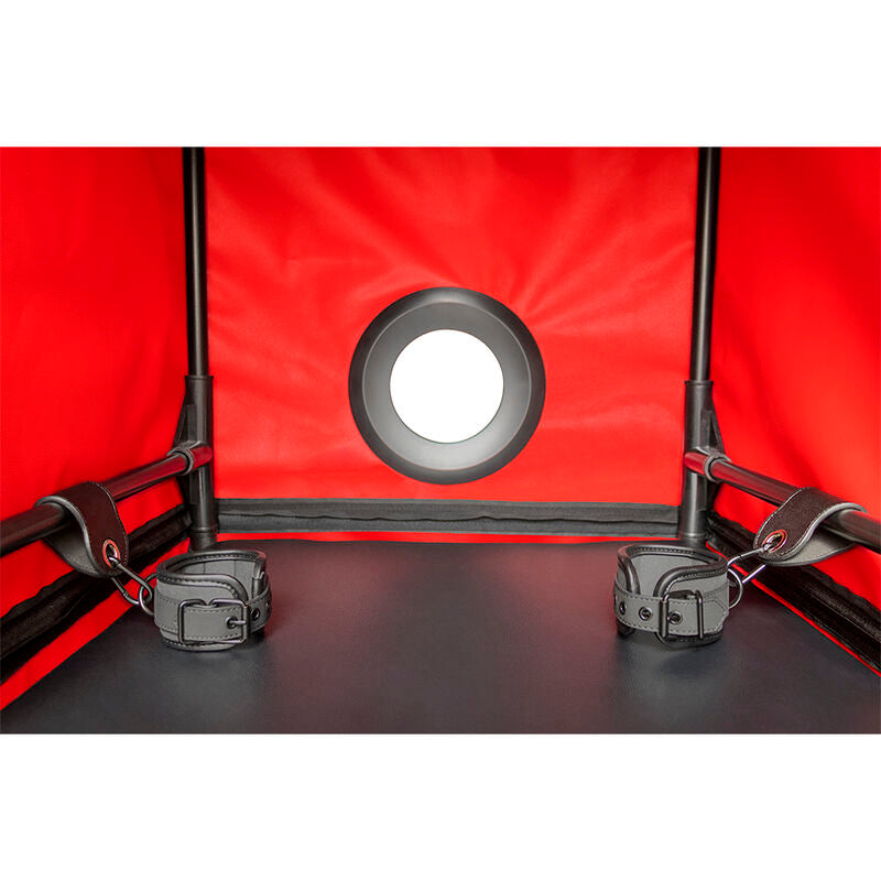 SECRET DOME - KINK CLUB CABINA BUKKAKE NERO E ROSSO - SECRET DOME | Lingerie Harness Boutique