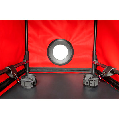 SECRET DOME - KINK CLUB CABINA BUKKAKE NERO E ROSSO - SECRET DOME | Lingerie Harness Boutique