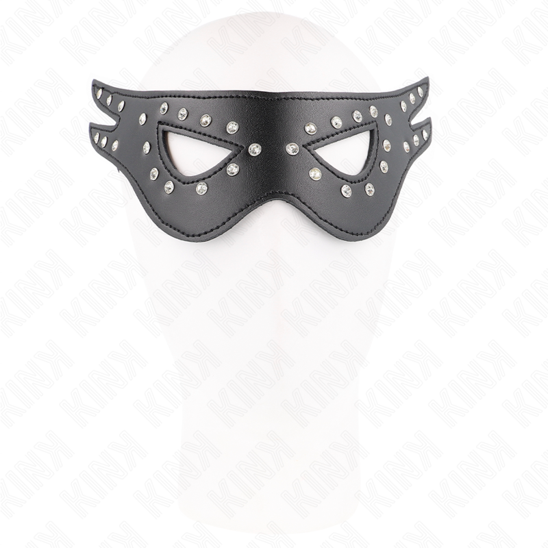 KINK - MASCHERA SEXY IN SIMILPELLE MODELLO 2 27 x 13 CM - KINK MASKED ALLURE | Lingerie Harness Boutique