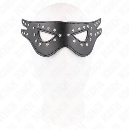 KINK - MASCHERA SEXY IN SIMILPELLE MODELLO 2 27 x 13 CM - KINK MASKED ALLURE | Lingerie Harness Boutique