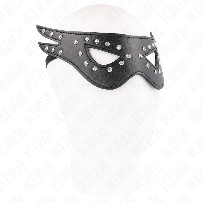 KINK - MASCHERA SEXY IN SIMILPELLE MODELLO 2 27 x 13 CM - KINK MASKED ALLURE | Lingerie Harness Boutique