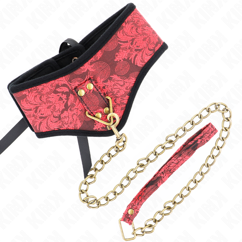 KINK - SCANDAL MODEL NECKLACE WITH LACE STRAP 75 CM 44 X 10 CM