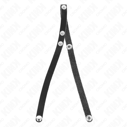 KINK - ANELLO PER PENE IN PELLE CON CHIUSURA A PRESSIONE 39 X 1 CM - KINK RING POWER | Lingerie Harness Boutique