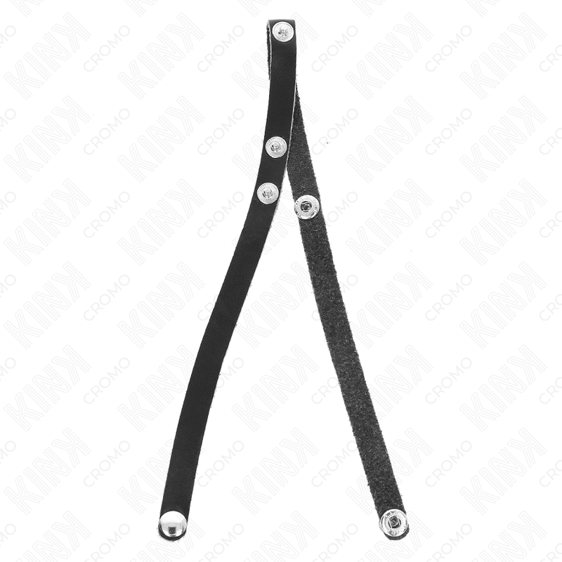 KINK - ANELLO PER PENE IN PELLE CON CHIUSURA A PRESSIONE 39 X 1 CM - KINK RING POWER | Lingerie Harness Boutique