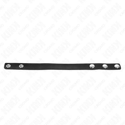 KINK - ANELLO PER PENE IN PELLE CON CHIUSURA A PRESSIONE 21,5 X 1,5 CM - KINK RING POWER | Lingerie Harness Boutique