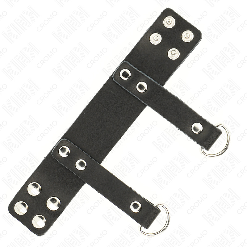 KINK - ANELLO PER PENE CON ANELLI A FORMA DI "D" 18,5 X 3,3 CM - KINK RING POWER | Lingerie Harness Boutique
