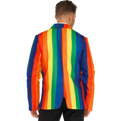 LEG AVENUE - BLAZER + CRAVATTA RAINBOW S - LEG AVENUE COSTUMES | Lingerie Harness Boutique