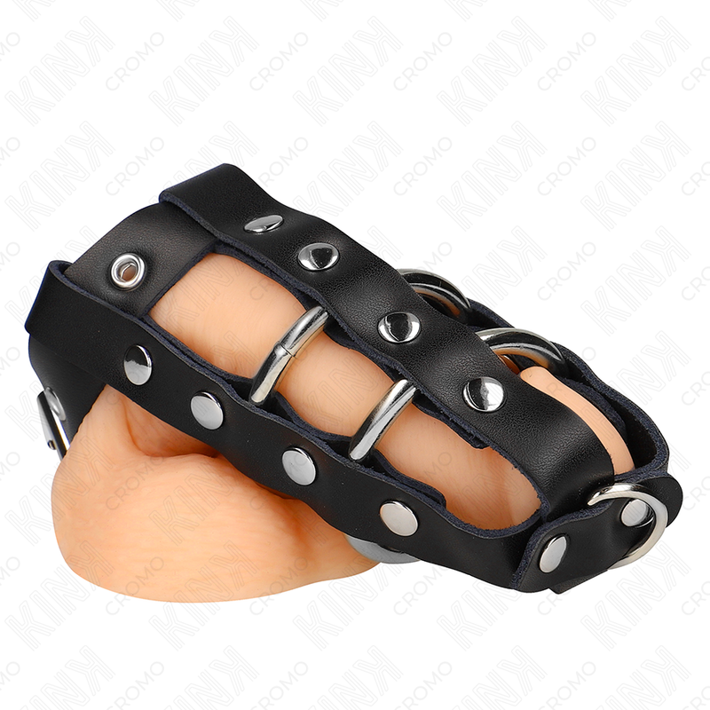 KINK - GABBIA PER PENE REGOLABILE CON BLOCCAGGIO - KINK RING POWER | Lingerie Harness Boutique