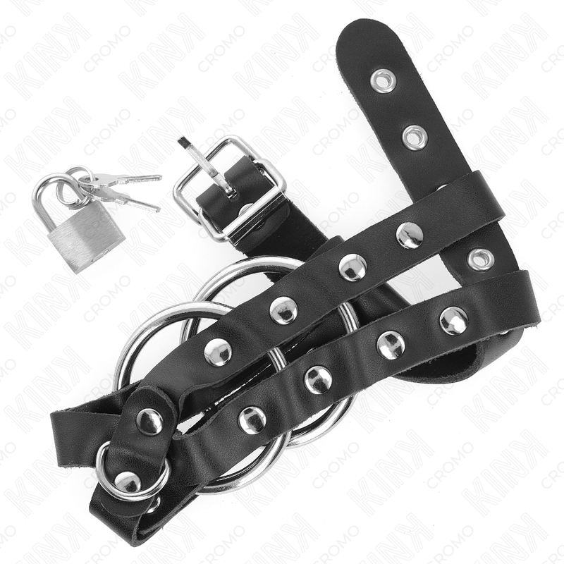 KINK - GABBIA PER PENE REGOLABILE CON BLOCCAGGIO - KINK RING POWER | Lingerie Harness Boutique
