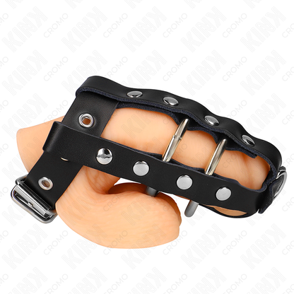 KINK - GABBIA PER PENE REGOLABILE CON BLOCCAGGIO - KINK RING POWER | Lingerie Harness Boutique