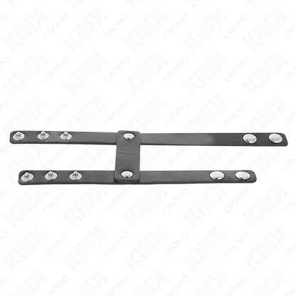 KINK - ANELLO PER PENE REGOLABILE IN PELLE DOPPIA - KINK RING POWER | Lingerie Harness Boutique