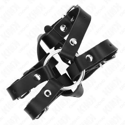 KINK - ANELLO PER PENE CON CINGHIE MULTIPLE REGOLABILI - KINK RING POWER | Lingerie Harness Boutique
