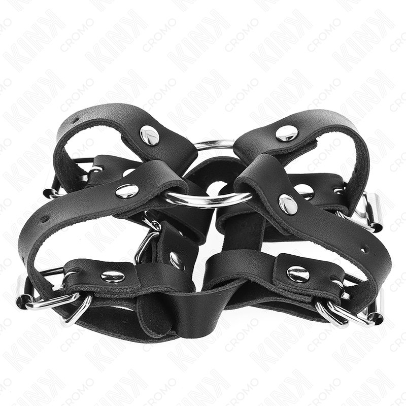 KINK - ANELLO PER PENE CON CINGHIE MULTIPLE REGOLABILI - KINK RING POWER | Lingerie Harness Boutique