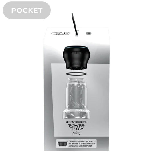 KIIROO - FEEL POCKET STROKER CRYSTAL DI KIIROO TRASPARENTE - KIIROO | Lingerie Harness Boutique