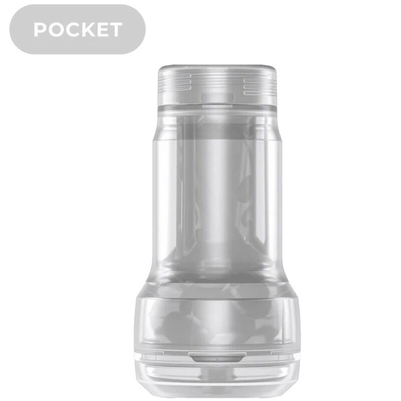 KIIROO - FEEL POCKET STROKER CRYSTAL DI KIIROO TRASPARENTE - KIIROO | Lingerie Harness Boutique