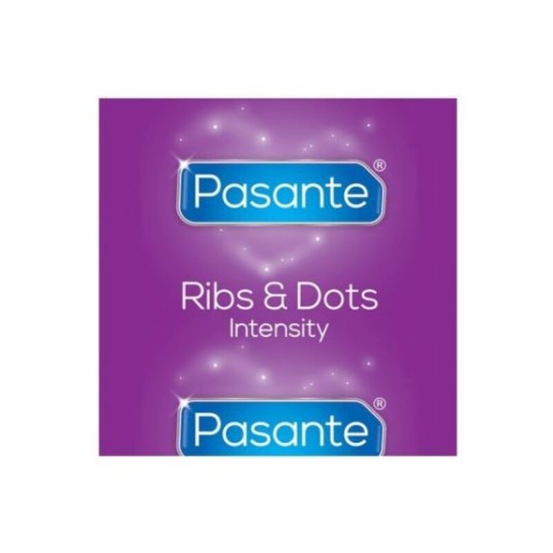 PASANTE - RIBS & DOTS INTENSITY PRESERVATIVI 144 UNITÀ - PASANTE | Lingerie Harness Boutique