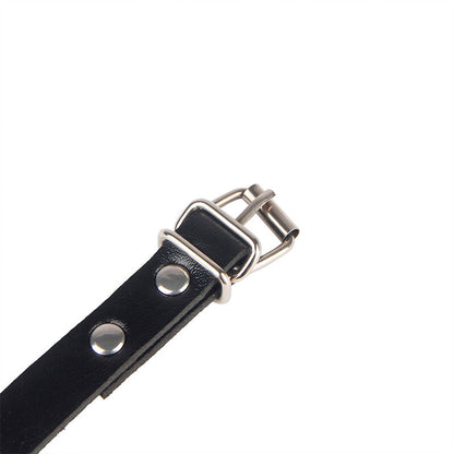 SUBBLIME - 953690 MANETTE CON CINTURA BONDAGE NERE TAGLIA UNICA - SUBBLIME FETISH | Lingerie Harness Boutique