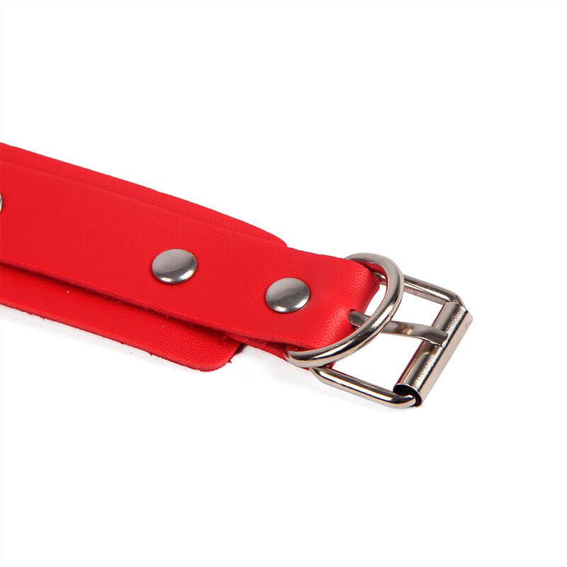 SUBBLIME - 953706 MANETTE CON CINTURA BONDAGE ROSSO TAGLIA UNICA - SUBBLIME FETISH | Lingerie Harness Boutique