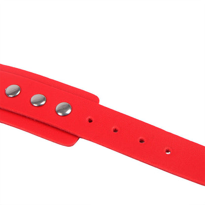 SUBBLIME - 953706 MANETTE CON CINTURA BONDAGE ROSSO TAGLIA UNICA - SUBBLIME FETISH | Lingerie Harness Boutique