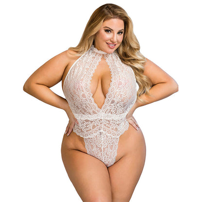 SUBBLIME - 953850 BODY IN PIZZO BIANCO S/M - SUBBLIME BODYSTOCKINGS | Lingerie Harness Boutique