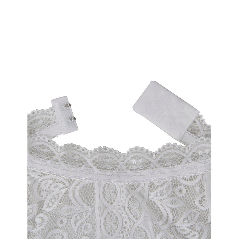 SUBBLIME - 953850 BODY IN PIZZO BIANCO S/M - SUBBLIME BODYSTOCKINGS | Lingerie Harness Boutique