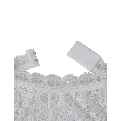 SUBBLIME - 953867 BODY IN PIZZO BIANCO L/XL - SUBBLIME BODYSTOCKINGS | Lingerie Harness Boutique