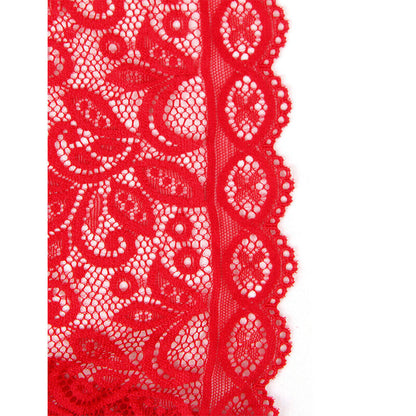 SUBBLIME - 953881 BODY COPPA APERTA ROSSO L/XL - SUBBLIME BODYSTOCKINGS | Lingerie Harness Boutique