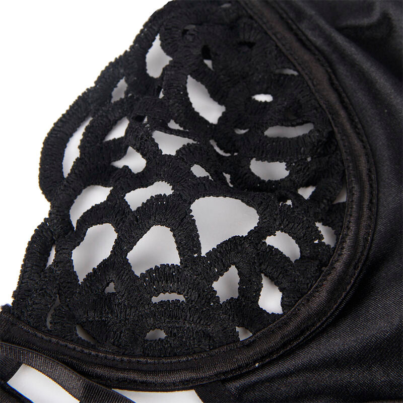 SUBBLIME - 954055 BODY SEXY IN PIZZO NERO S/M - SUBBLIME BODYSTOCKINGS | Lingerie Harness Boutique