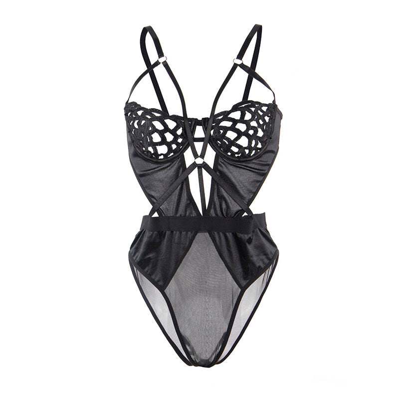 SUBBLIME - 954055 BODY SEXY IN PIZZO NERO S/M - SUBBLIME BODYSTOCKINGS | Lingerie Harness Boutique