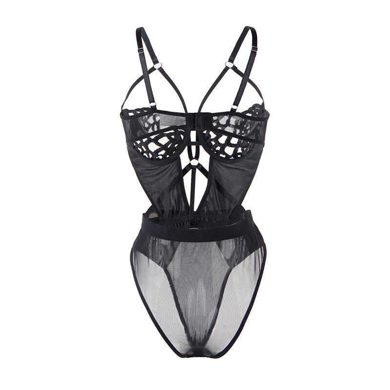 SUBBLIME - 954055 BODY SEXY IN PIZZO NERO S/M - SUBBLIME BODYSTOCKINGS | Lingerie Harness Boutique