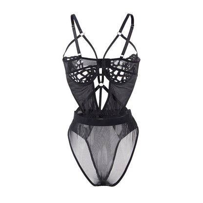 SUBBLIME - 954055 BODY SEXY IN PIZZO NERO S/M - SUBBLIME BODYSTOCKINGS | Lingerie Harness Boutique