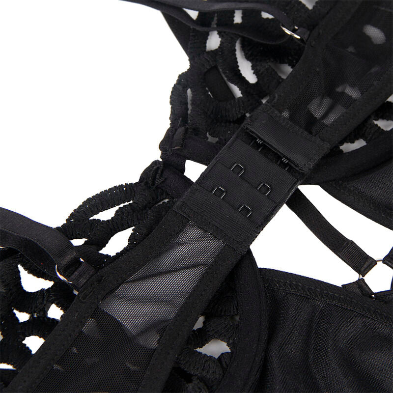 SUBBLIME - 954055 BODY SEXY IN PIZZO NERO S/M - SUBBLIME BODYSTOCKINGS | Lingerie Harness Boutique