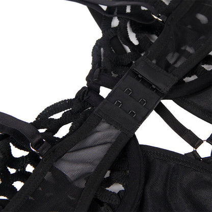 SUBBLIME - 954055 BODY SEXY IN PIZZO NERO S/M - SUBBLIME BODYSTOCKINGS | Lingerie Harness Boutique