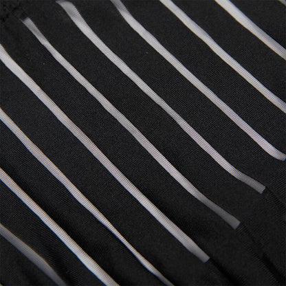 SUBBLIME - 954147 BODY CON CINTURA REGGICALZE NERO S/M - SUBBLIME BODYSTOCKINGS | Lingerie Harness Boutique