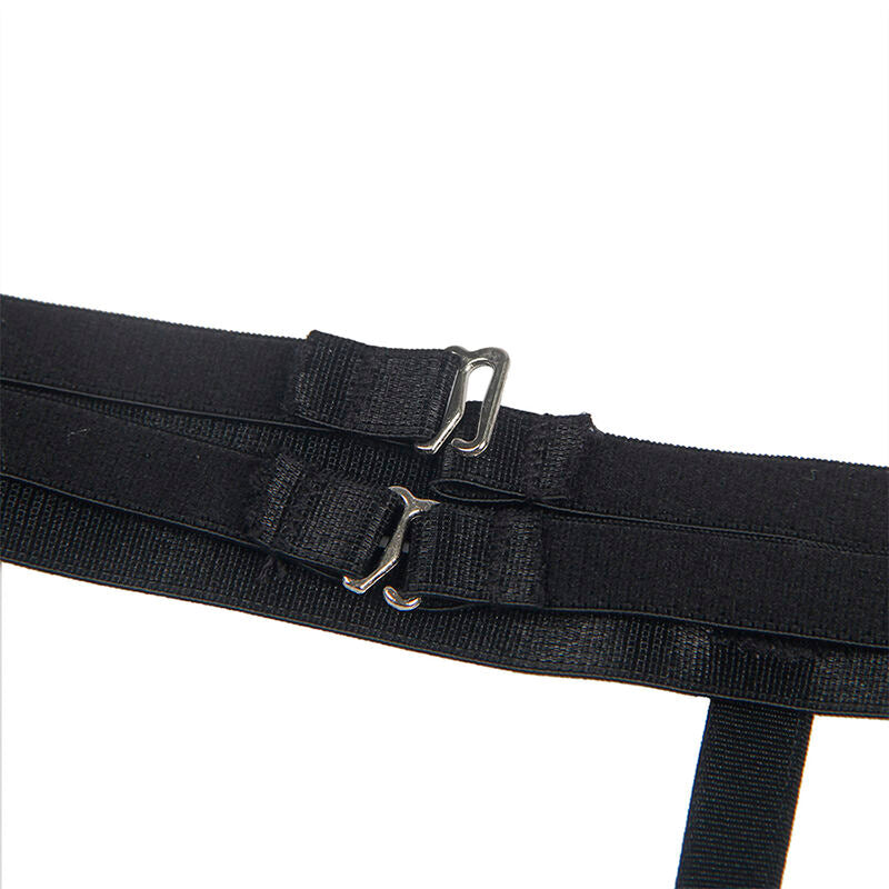 SUBBLIME - 954147 BODY CON CINTURA REGGICALZE NERO S/M - SUBBLIME BODYSTOCKINGS | Lingerie Harness Boutique