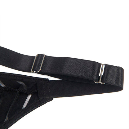 SUBBLIME - 954154 BODY CON CINTURA REGGICALZE NERO L/XL - SUBBLIME BODYSTOCKINGS | Lingerie Harness Boutique