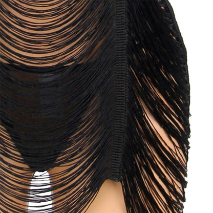 SUBBLIME - 954222 ABITO CON SPALLINE + PERIZOMA NERO S/M - SUBBLIME SETS | Lingerie Harness Boutique