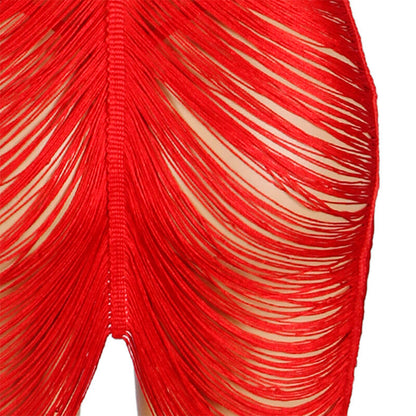 SUBBLIME - 954246 ABITO CON SPALLINE + PERIZOMA ROSSO S/M - SUBBLIME SETS | Lingerie Harness Boutique