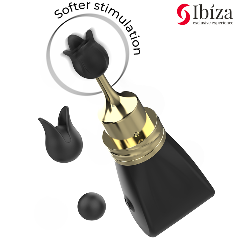 IBIZA - STIMOLATORE CLITORIDEO 3 TESTE ARCO - IBIZA TECHNOLOGY | Lingerie Harness Boutique