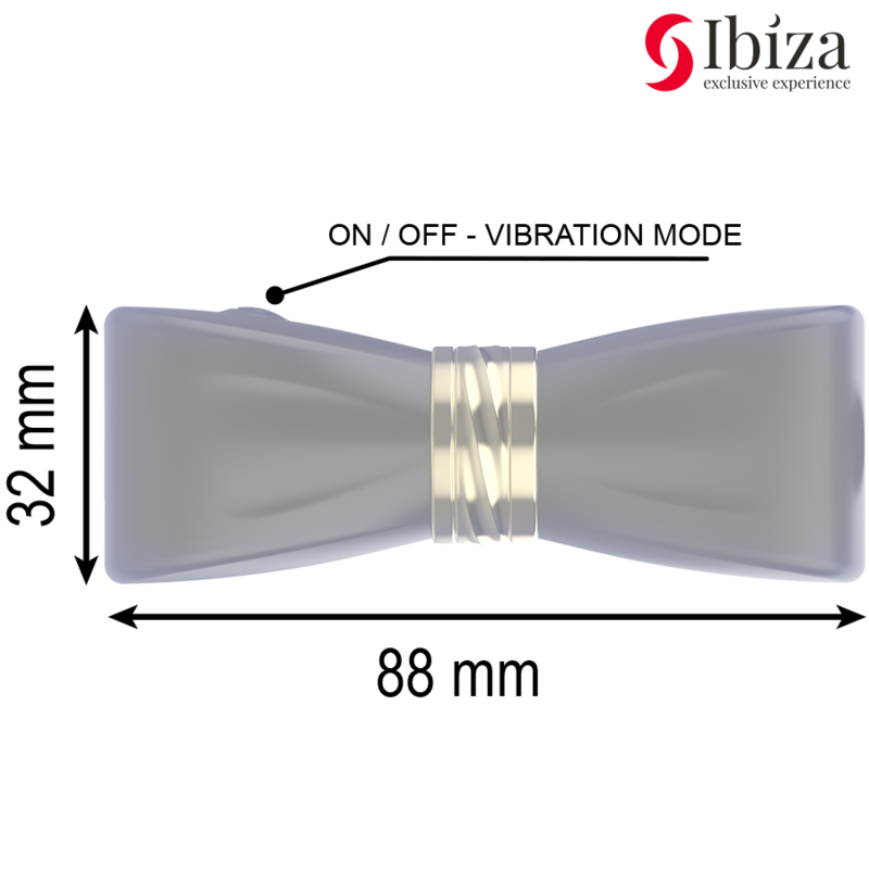 IBIZA - STIMOLATORE CLITORIDEO 3 TESTE ARCO - IBIZA TECHNOLOGY | Lingerie Harness Boutique