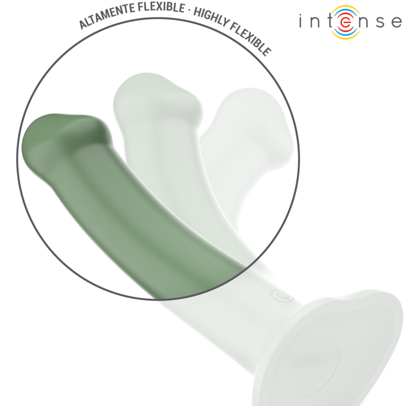 INTENSE - BECCA VIBRATORE CON VENTOSA 10 VIBRAZIONI TELECOMANDO VERDE - INTENSE FUN | Lingerie Harness Boutique