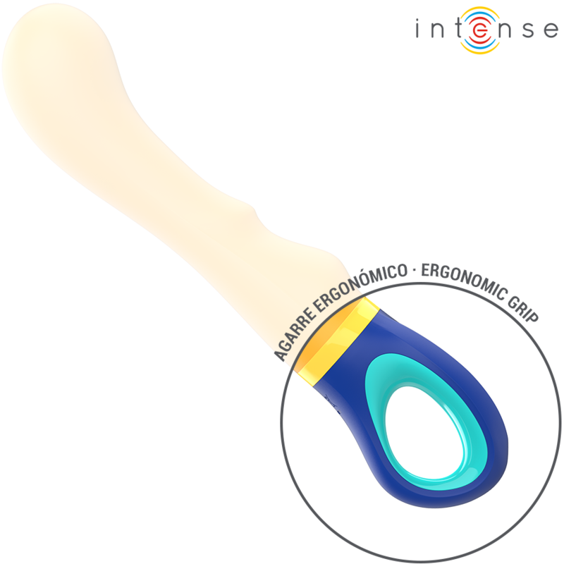 INTENSO - VIBRATORE PUNTO G SHAGGY GIALLO - INTENSE FUN | Lingerie Harness Boutique