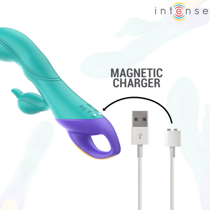 INTENSE - FRED VIBRATORE RABBIT BLU - INTENSE FUN | Lingerie Harness Boutique